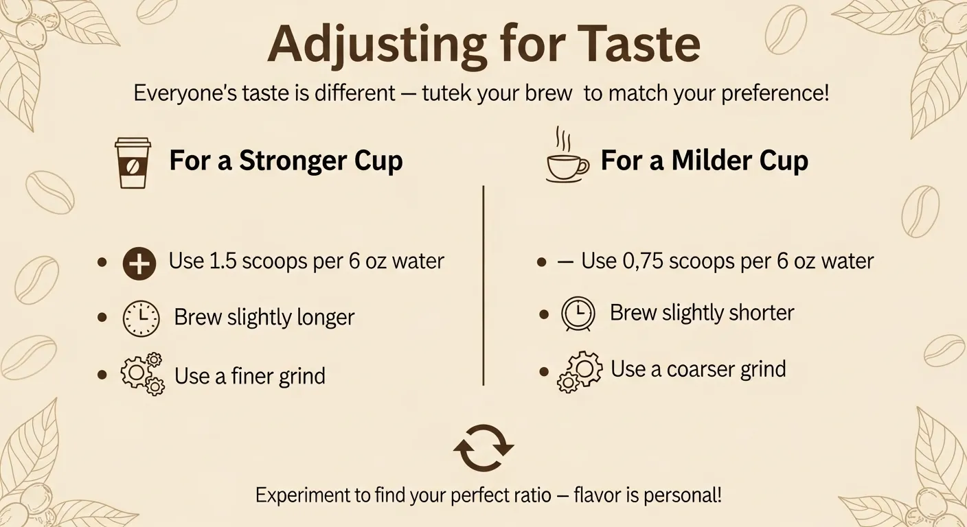 Adjusting For Taste