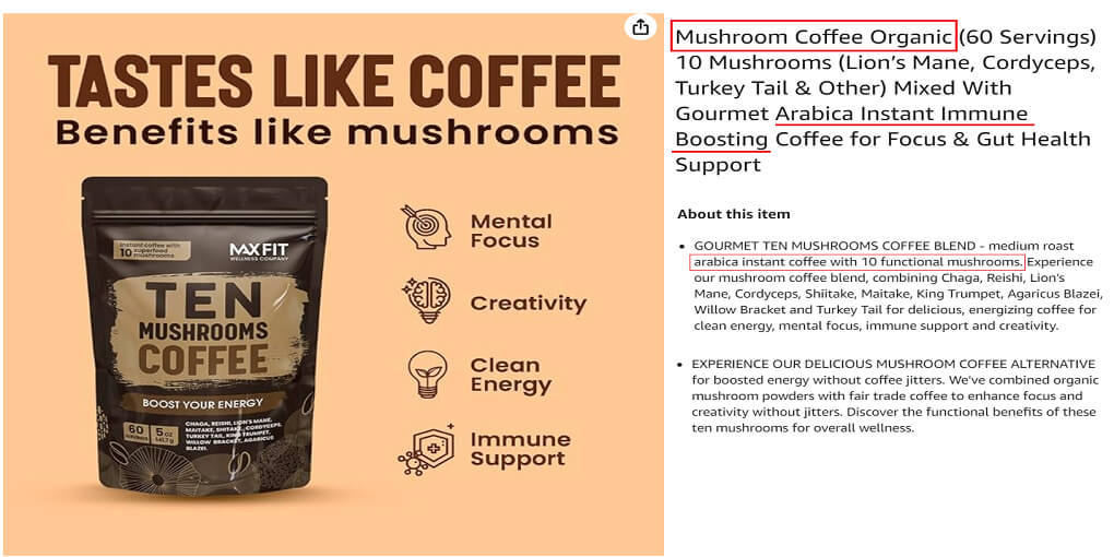 best mushroom coffee