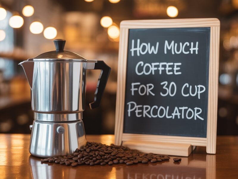 How Much Coffee for 30 Cups