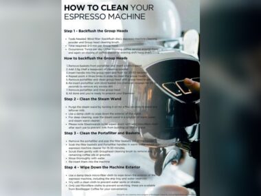 How to Clean a Espresso Machine Step by Step