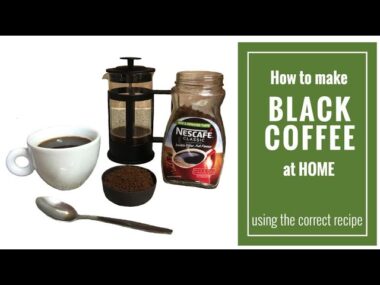 How to Make Black Coffee at Home